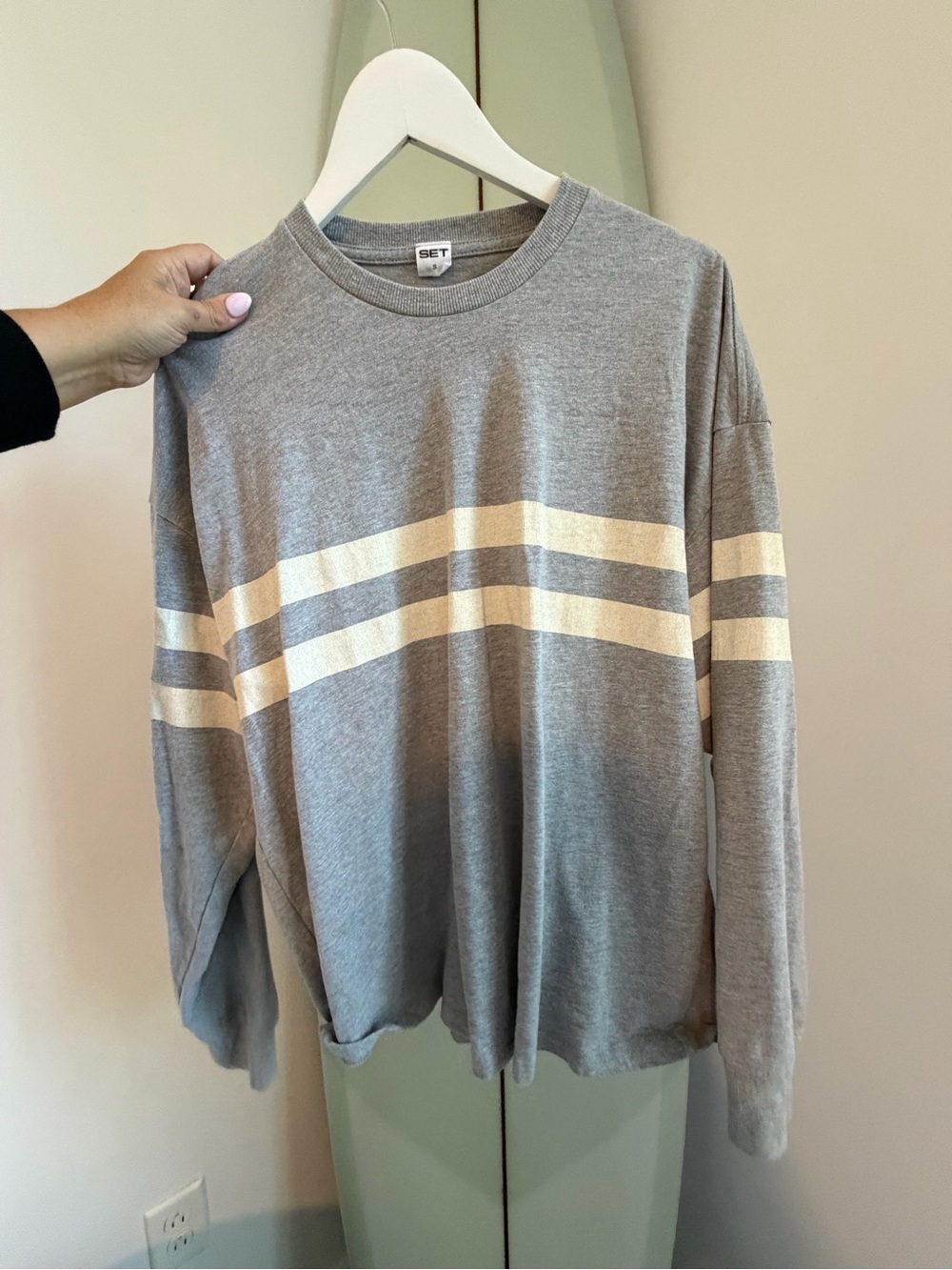 SET ACTIVE Stripe Long Sleeve
